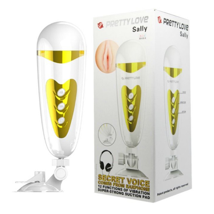 PRETTY LOVE - MASTURBATEUR MASCULIN AVEC VIBRATION ET SON SALLY
