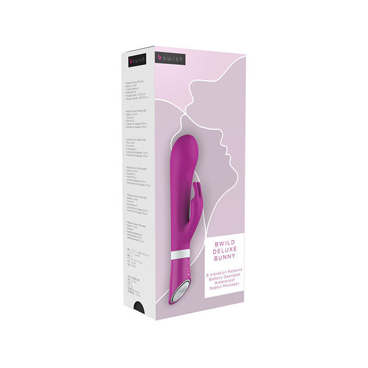 B SWISH - BWILD DELUXE BUNNY RABBIT VIBRATEUR FRAMBOISE