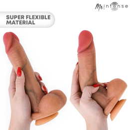 MR INTENSE - GARY L PÉNIS EN SILICONE ULTRA-RÉALISTE AVEC TESTICULES 23 CM - Ø 4,7 CM