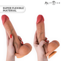 MR INTENSE - GARY XL PÉNIS EN SILICONE ULTRA-RÉALISTE AVEC TESTICULES 25,5 CM -Ø- 5,1 CM