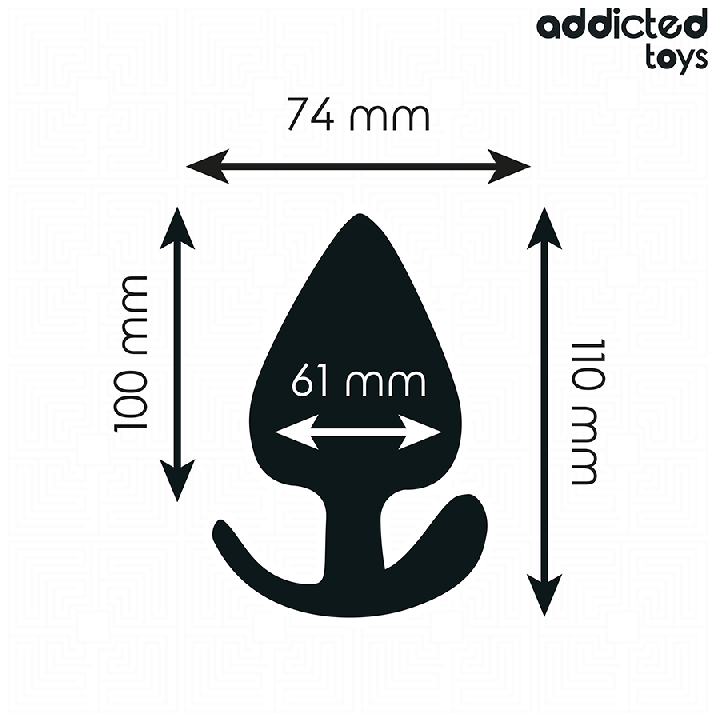 ADDICTED TOYS - PLUG ANAL TAILLE XXL 11 CM