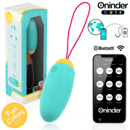 ONINDER CUTE - OeUF VIBRANT LOVE PLEASURE - PIERRES EN SILICONE ROTATIVES - APPLICATION MONDIALE GRATUITE