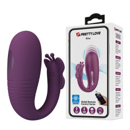 PRETTY LOVE - VIBRATEUR OeUF À PROFONDEUR KLAY CONTRÔLÉ PAR APPLICATION VIOLET