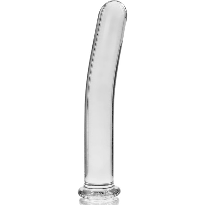 NEBULA SERIES BY IBIZA - MODÈLE 9 GODE EN VERRE BOROSILICATE CLAIR 15.5 CM -O- 2.5 CM