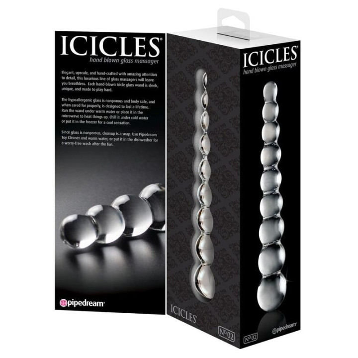 ICICLES - N. 2 MASSEUR EN VERRE