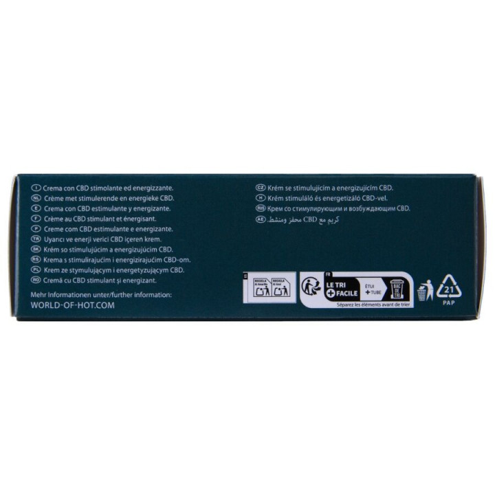HOT - CRÈME DE MASTURBATION CHAUDE AU CBD UNISEXE 100 ML