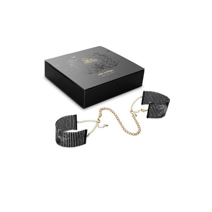 BIJOUX INDISCRETS - DÃSIR MÃTALLIQUE MENOTTES EN MAILLE MÃTAL NOIR