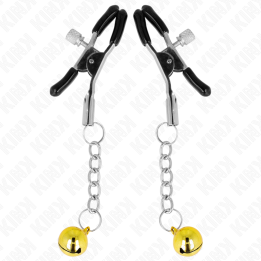 KINK - PINCES À METON PENDENTIF JINGLE BELL OR 6 CM