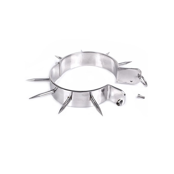 METAL HARD - COLLIER DESCLAVE BDSM AVEC POINTES