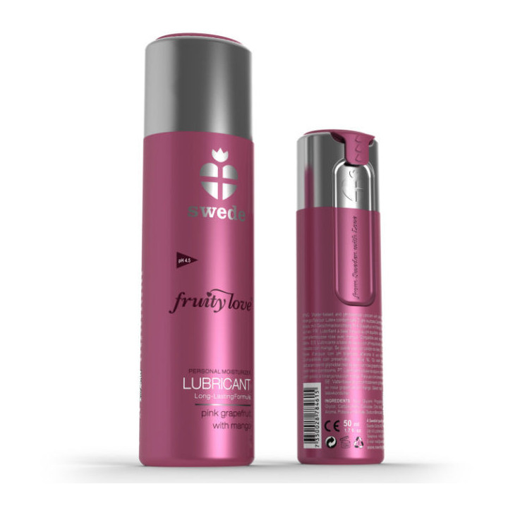 SWEDE - FRUITY LOVE LUBRIFIANT PAMPLEMOUSSE ROSE À LA MANGUE 50 ML