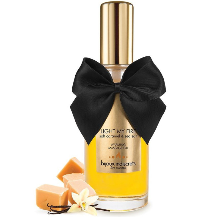 BIJOUX INDISCRETS - HUILE DE MASSAGE EFFET CHALEUR ARÃME CARAMEL