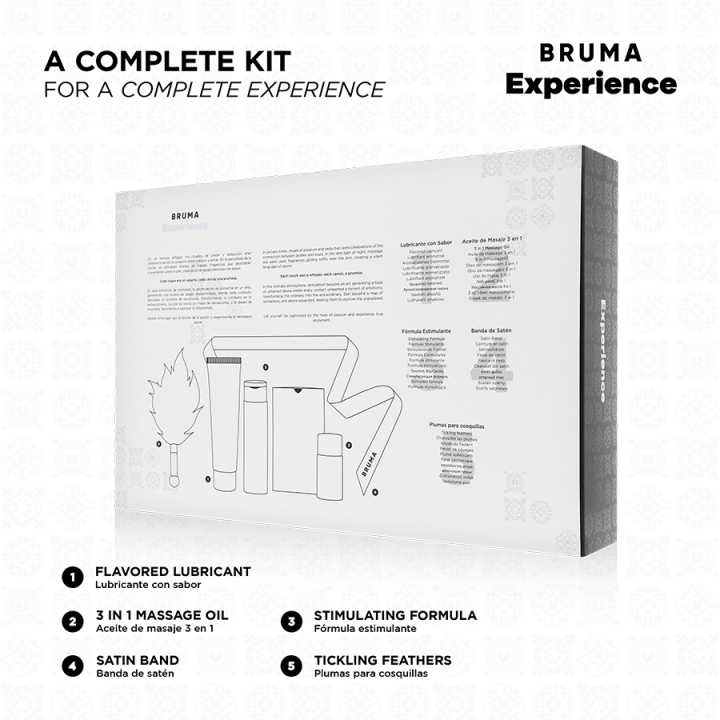 BRUMA XPERIENCE - KIT TENTATION FRAISE DOUCE AVEC AMPLIFICATEUR D'ORGASME
