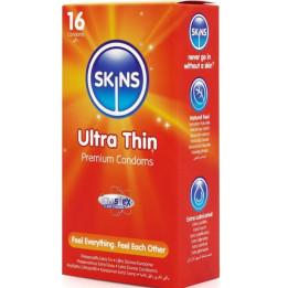 SKINS - PACK DE 16 PRÉSERVATIFS ULTRA FINS PREMIUM