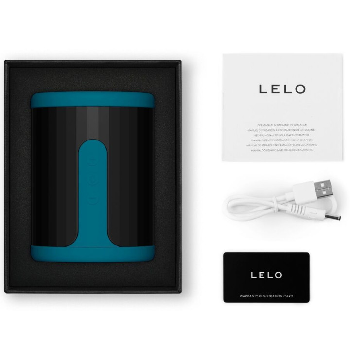 LELO - MASTURBATEUR POUR HOMME F2S TEAL BLEU