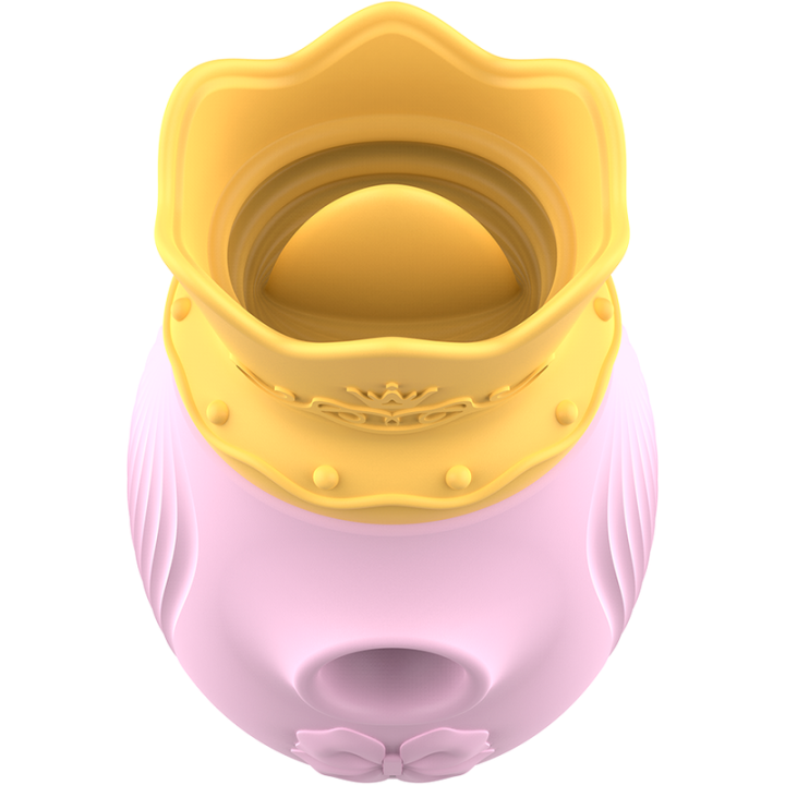 INTENSE - STIMULATEUR DE CLITORIS 10 MODES D'ASPIRATION ET DE LÉCHAGE - ROSE